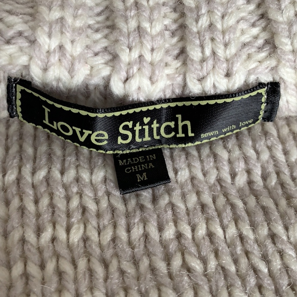 Gray Aztec Pattern Cardigan - image 4